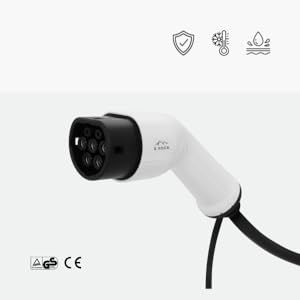 3.5kw Cáp sạc xe điện EV 5m Loại 2 đến Loại 2 Bộ kết nối sạc 7