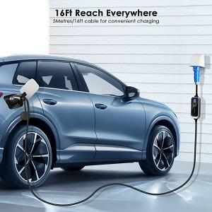 Điện thoại di động 16A 32A Bộ sạc điện EV một pha loại 2 loại 1 GBT EVSE 7