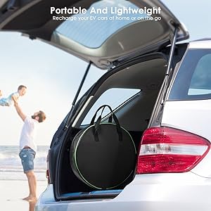 Điện thoại di động 16A 32A Bộ sạc điện EV một pha loại 2 loại 1 GBT EVSE 8