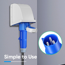 Điện thoại di động 16A 32A Bộ sạc điện EV một pha loại 2 loại 1 GBT EVSE 11