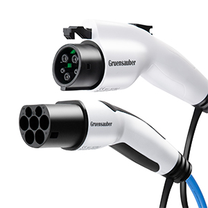 Cáp sạc EV nam đến nữ loại 2 cuộn SAE J1772 loại 1 1 / 3 giai đoạn 3.6KW - 22KW 3