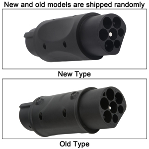 Kiểu 2 đến Kiểu 1 EVSE Adapter IEC 62196 đến SAE J1772 Adapter sạc xe điện 4