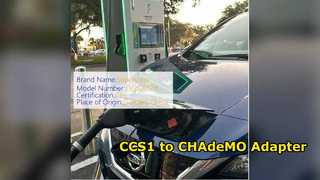 Bộ chuyển đổi CCS1 sang CHAdeMO 250A Sạc nhanh