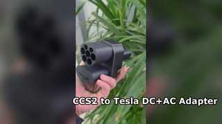 Bộ chuyển đổi sạc CCS2 sang Tesla EV Bộ chuyển đổi sạc nhanh DC cho ô tô điện