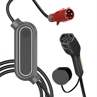 11KW 22KW EVSE Trạm sạc EV 3 giai đoạn loại 2 sạc EV di động với cắm CEE