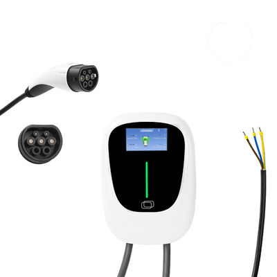 11KW 16/32A màn hình hiển thị AC EV Wallbox Trạm sạc xe điện tại nhà hoặc trong môi trường thương mại