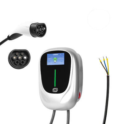 Trạm sạc điện EV gắn trên tường Smart Home 7KW 11kW 22kW Type 1 Type 2 EV với ứng dụng / RFID / WIFI / Bluetooth