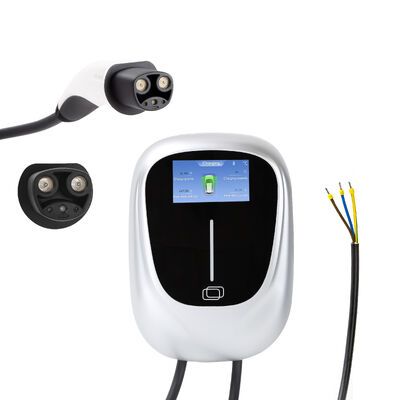 GBT Standard WALLBOX Pulsar Plus Sạc xe điện gắn cáp 5m Type 2 1.4 đến 7.4kW Single Phase Bluetooth Wifi